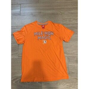 Men’s Nike Denver Broncos Mile High Magic Dri-Fit Short Sleeve Shirt Orange XL